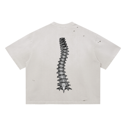 "Keep Sucking " Vintage Washed Distressed Boxy Oversized T-Shirt