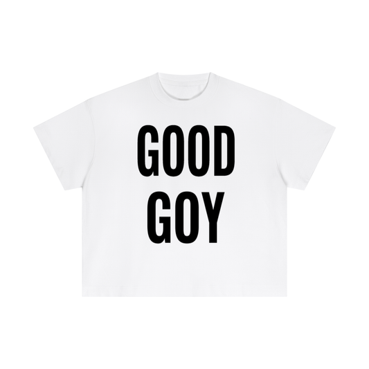 “GOOD GOY” Cotton Boxy T-Shirt