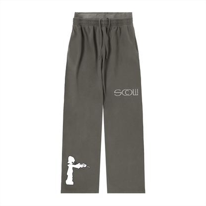 " VIBEZ " Vintage Washed Waist Pants