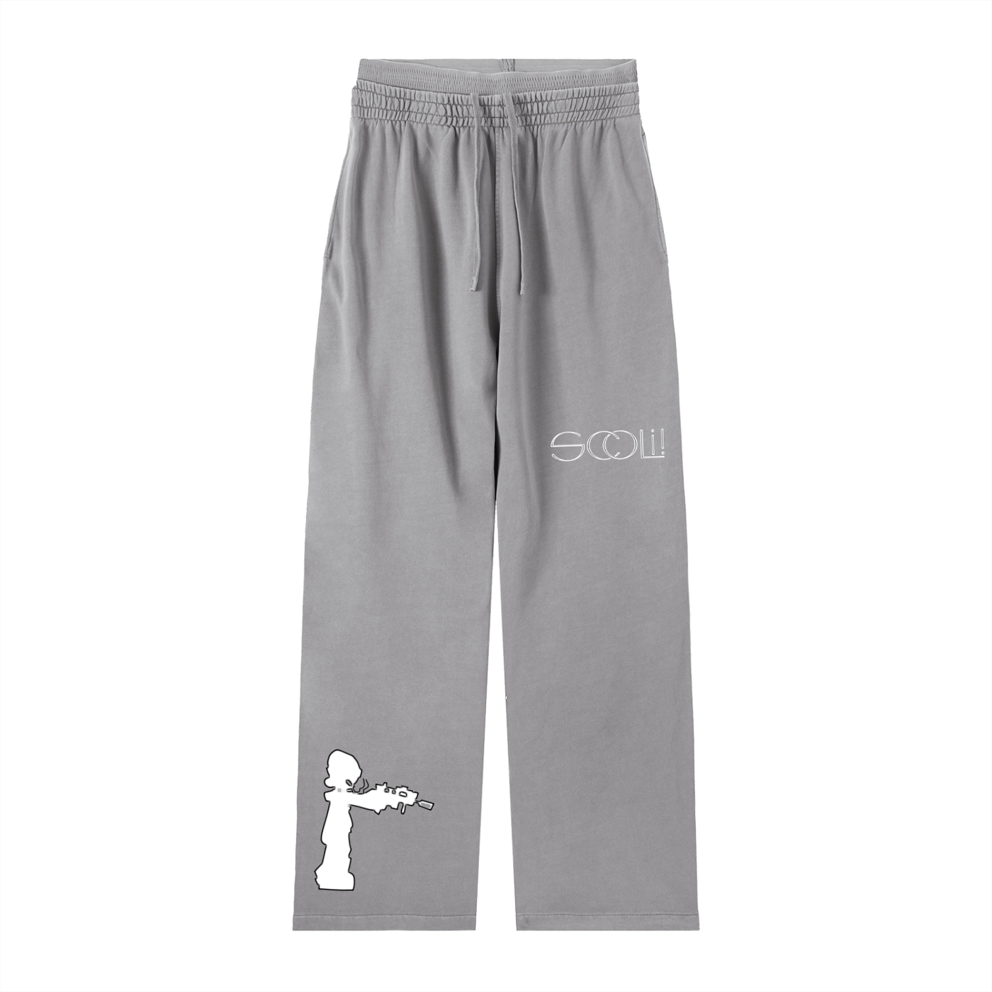 " VIBEZ " Vintage Washed Waist Pants